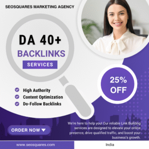 DA 40+ Backlinks